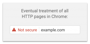 Google Chrome Website Not Secure Message!