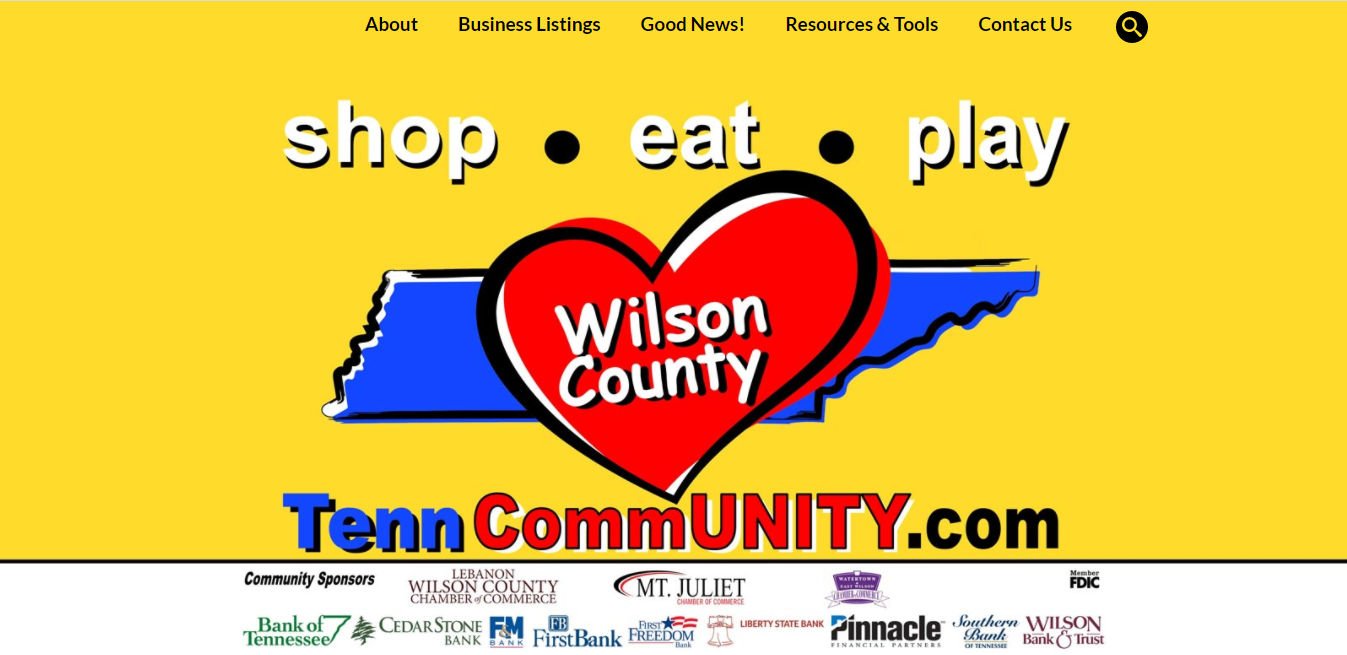 TennCommUNITY Website Designed by Bear Web Design
