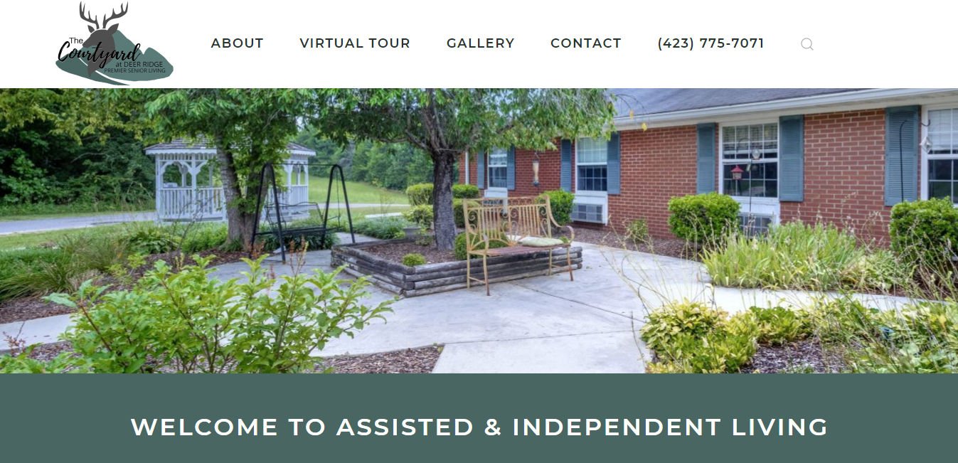 The Courtyard At Deer Ridge Website Designed by Bear Web Design