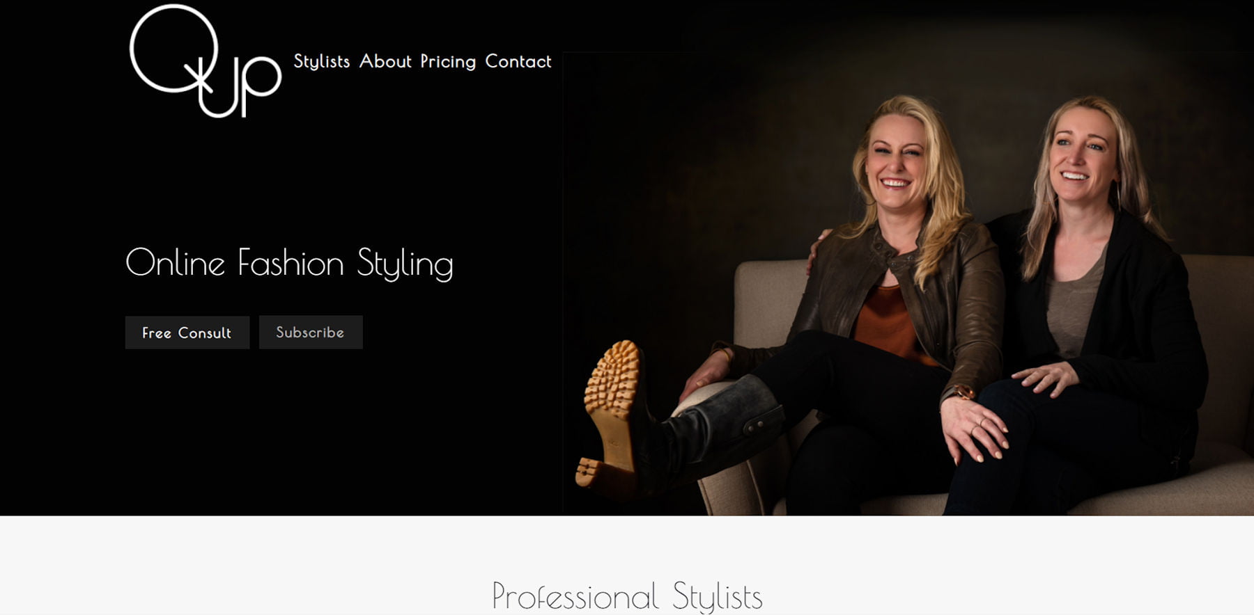 QUP Style Website Designed by Bear Web Design