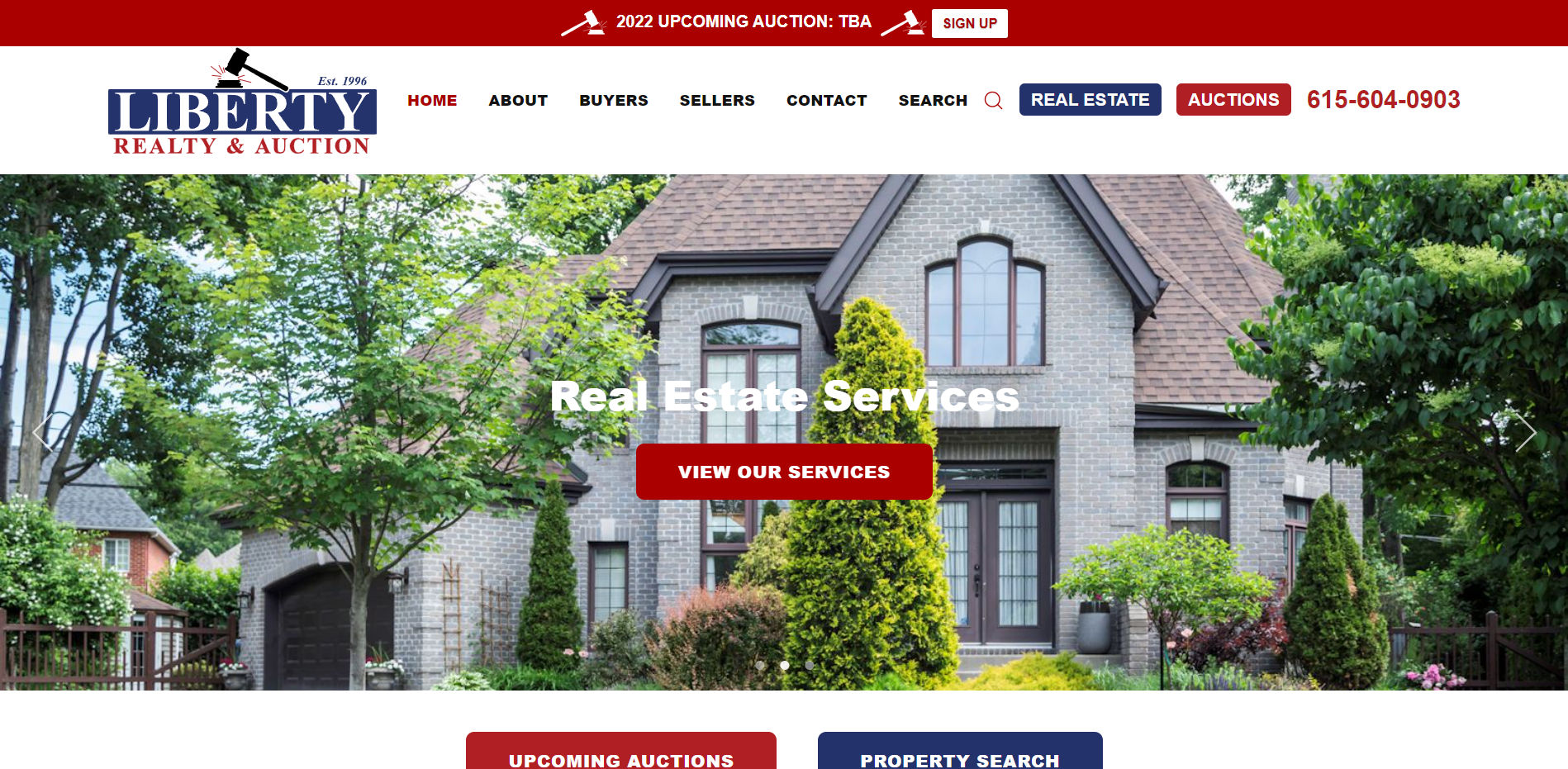 Liberty Realty & Auction - Web Design by Bear Web Design