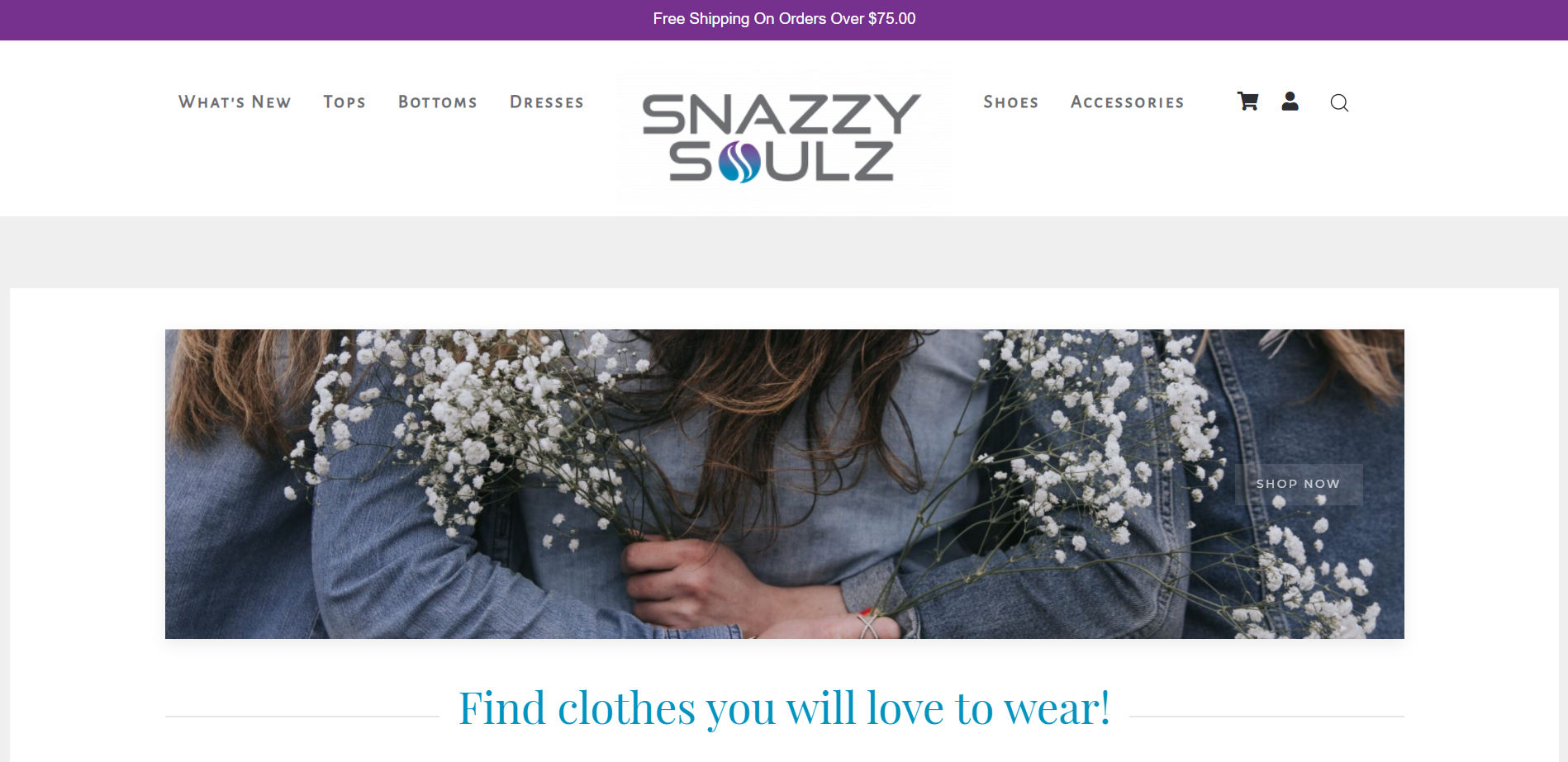 SnazzySoulz Website Design by Bear Web Design