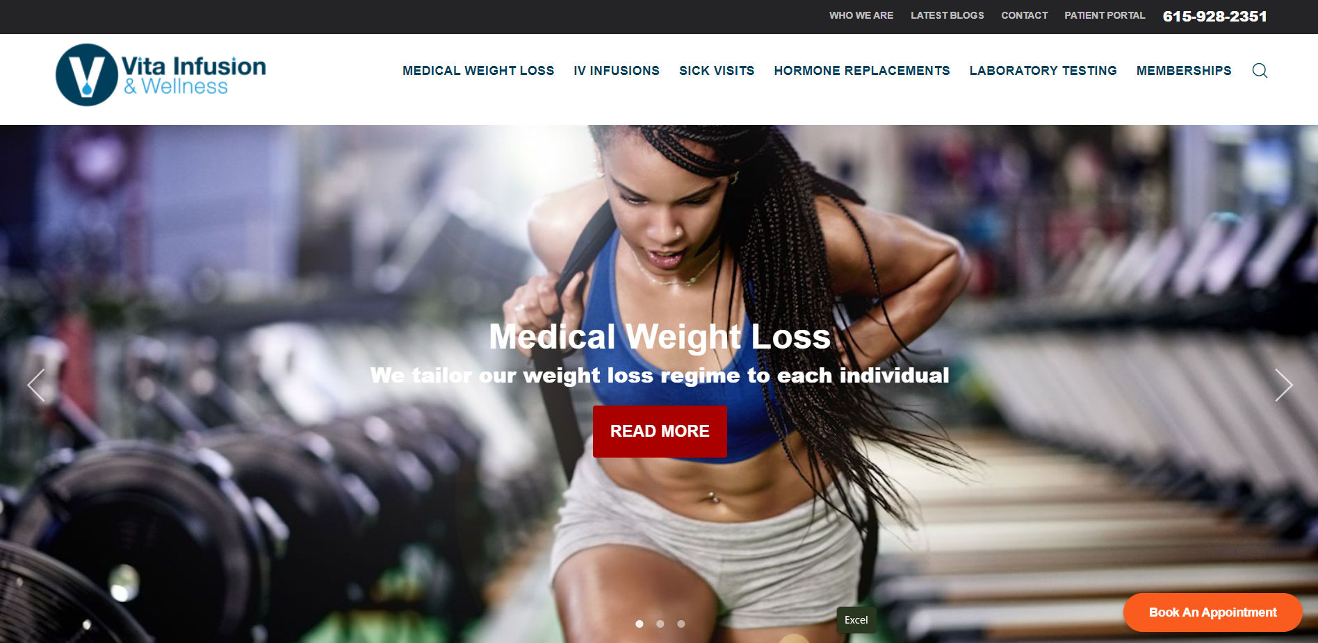 Vita Infusion Website Design by Bear Web Design