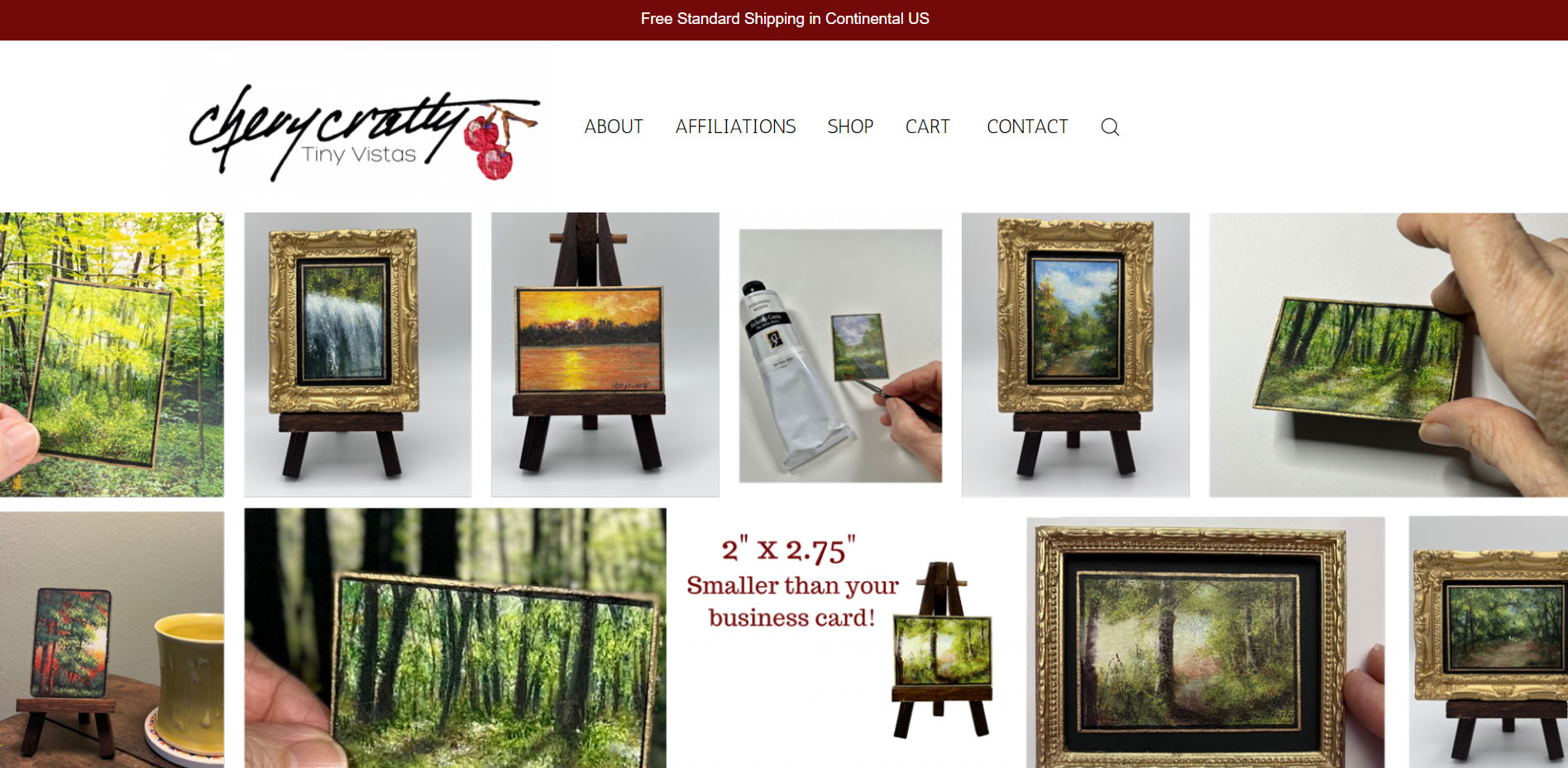 Chery Cratty Tiny Vistas - Website Designed by Bear Web Design