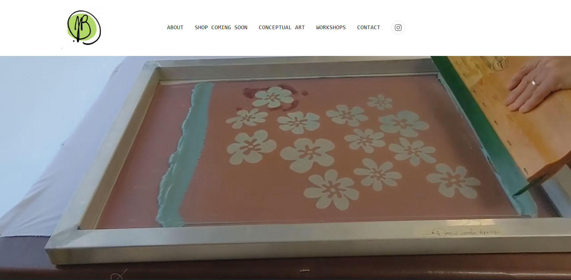 Jeanne Brady Studio - Website Design by Bear Web Design