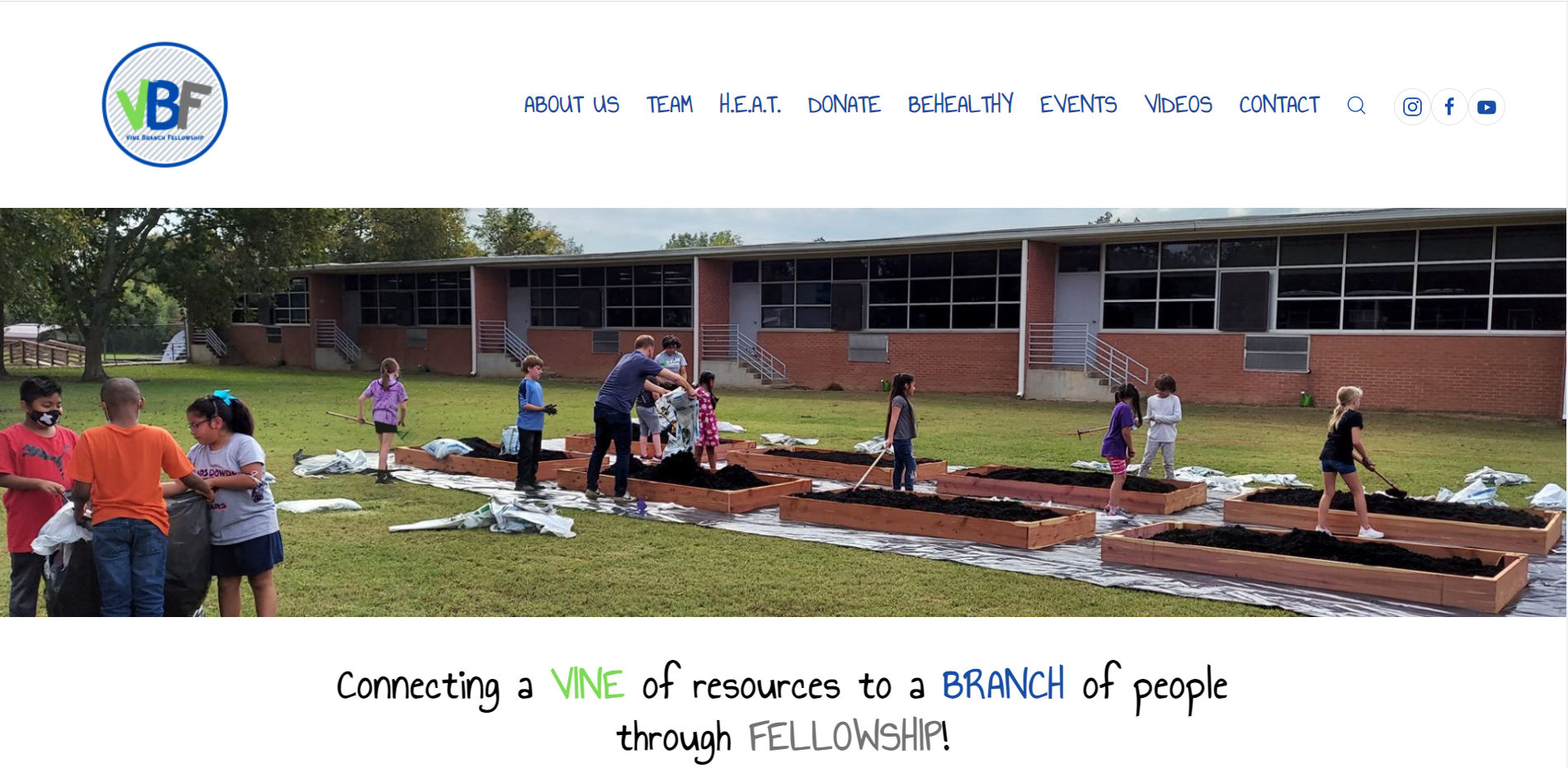 Vine Branch Fellowship - Website Designed by Bear Web Design