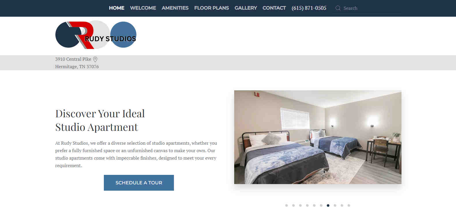 Rudy Studios Web Design by Bear Web Design