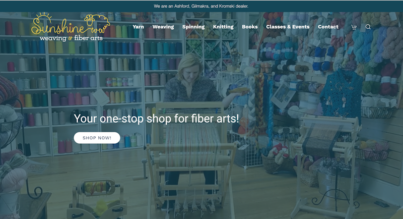 Sunshine Weaving Fiber Arts Woo Commerce