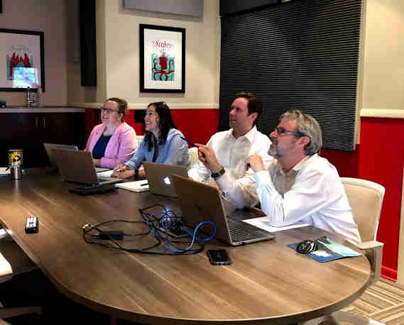 Team Bear at our office at Center 615 - Circa 2018-2020 - 1